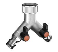 Claber Presa rubinetto Metal-Jet a 2 vie regolabili in ottone