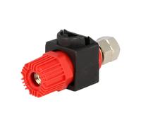 Presa a banana 4mm 60A 60VDC rosso 64mm contatti CL159825RA