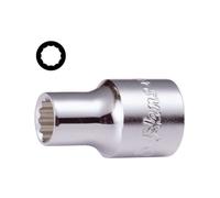 Presa a dodici lati 1/2 pollice HANS 23 mm 12-kant kurz