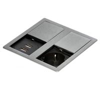 Presa a Incasso Cucina IP54 Presa da Cucina VersaHIT Dual 2x USB A Presa