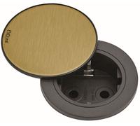 Presa a Incasso Cucina Tappezzeria da Evoline One Coperchio Color Ottone