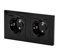 Presa a incastro: due porte, installazione facile, compatibile con diversi dispositivi, design discreto e funzionale, ideale per uso domestico e ufficio. * #*