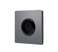 Presa a muro bianca con piastra per cavi con cuscinetto adesivo decorativo cavo organizer per cavi per camera da letto casa