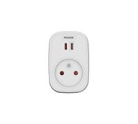 Presa a Muro Mobility Lab con 2 Porti USB-C PD 45W e Presa Europea