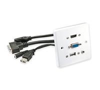 Presa a muro VGA/HDMI/USB/Audio Stereo 3,5mm