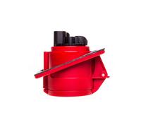 Presa a pannello inclinato 32A 4P 400V rossa IP44 TWIST 424-6