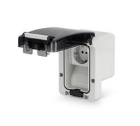 Presa a parete protetta 16A P30 modulo SCAME 137.6504