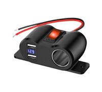 Presa accendisigari doppia USB 120W con interruttore per barche marine
