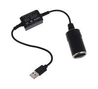 Presa accendisigari USB maschio a 12V femmina per auto Trasformatore voltmetrico USB regolatore potenza Presa accendisigari femmina da 5V a 12V