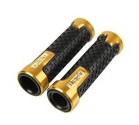 Presa Accessori Moto Manubrio In Gomma Manopole Bar End Gel Per Ducati MTS 950 1100 1260 1200 S Sport Grand Tour copertura del manubrio(Gold)