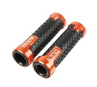 Presa Accessori Moto Manubrio In Gomma Manopole Bar End Gel Per Ducati MTS 950 1100 1260 1200 S Sport Grand Tour copertura del manubrio(Orange)