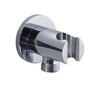 Presa acqua cromato con supporto attacco universale Oxy Clip Plus 00 Gedy 0000GY