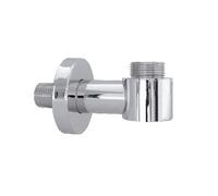 PRESA ACQUA INCASSO TONDA IN OTTONE CROMATO Cromo Supporti Doccette