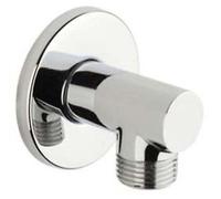 Presa acqua tonda in ottone cromato