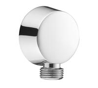 PRESA ACQUA TONDA IN OTTONE CROMATO ATTACCO 1/2M X 1/2M