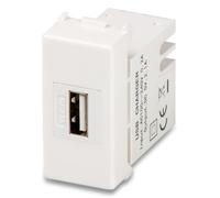 Presa alimentatore USB 2,1A bianca Master Mix 21214