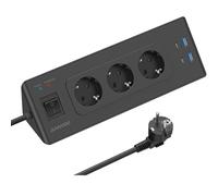 Presa angolare con 2 USB-C, ciabatta elettrica a 3 prese con interruttore per cucina