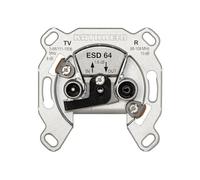 Presa antenna 2 prese loop-through - Presa passante per antenna per antenna