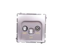 Presa antenna doppia Simon Basic BMZAR+SAT3.1-P2.01/43