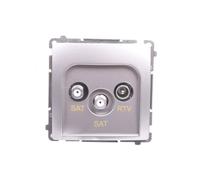 Presa antenna doppia Simon Basic BMZAR+SAT3.1-P2.01/43