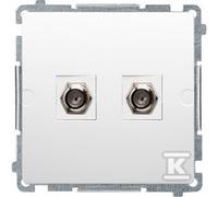 Kontakt-Simon BMAF2.01/11 - Presa di corrente, in plastica, IP20, 75 mm, 43 mm, 75 mm