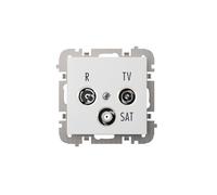 Presa antenna R-TV-SAT terminale senza cornice SANTRA 4153-10