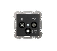 Presa antenna R-TV-SAT terminale senza cornice SANTRA 4153-19