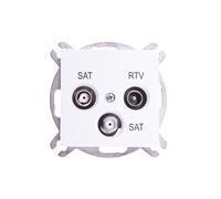 Presa antenna Sentia RD/TV/SAT/SAT final bianco 1460-10