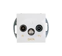 Presa antenna Simon 54 RD/TV/DATA bianca DAD.01/11