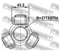 FEBEST 0116-MCV30 Tripode semiasse