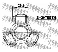 FEBEST 0416-DA Tripode semiasse