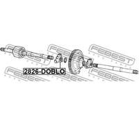 Presa aria aggiuntiva 2816-DOBLO FEBEST per FIAT PUNTO STILO STILO VAN