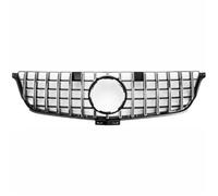Presa Aria Cofano Compatibile Con Benz Per Ml-Class W166 2013 2014 2015 Argento Auto Griglia Calandra Del Cofano Dell'auto Auto Griglia Di Montaggio Anteriore