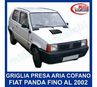 PRESA ARIA GRIGLIA COFANO ANTERIORE FIAT PANDA DAL 1980 AL 2002 NERO