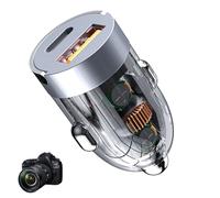 Presa automatica da incasso - ingresso 12-24 V, design invisibile, ricarica rapida, chip intelligente 5 A ad alta velocità | Smartphone mobile elettronico Navigazione Radar Guida Percorso giornaliero