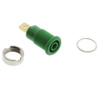 Presa Banana Da Pannello Montata 4Mm, Verde, 32A - 23.3060-25 MC (MULTI CONTACT)