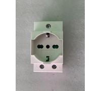 Presa bianca DIN con messa a terra ritardante integrata per un collegamento sicuro compatibile elettrico con protezione contro la fiamma Dist Gaw N (IT)