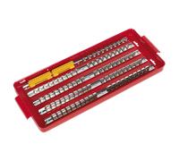 Presa Binario Vassoio 0.6cm, 1cm & 1.3cmSq Guida AK272 Sealey Nuovo