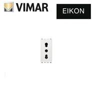 PRESA BIPASSO 20203.B VIMAR EIKON BIANCO