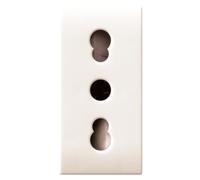 Presa elettrica bipasso Ave Domus Sistema 44 10/16A 441006/15TS