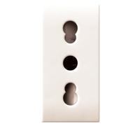 Presa elettrica bipasso Ave Domus Sistema 44 10/16A 441006/15TS