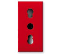Presa bipasso rossa Ave LIFE 2P+T 1 modulo 442006/15TSR