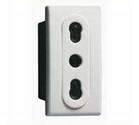 Presa bipasso bivalente 10A/16A Legrand Cross art. 6805 21