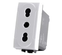 PRESA BIPASSO COMPATIBILE LIVING BIANCA MAPT1PR-MAP818B MAPAM
