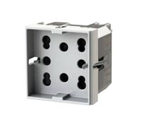 Presa bipasso Schuko 4Box Side Bticino MatixGo bianco 4BPH21.JW