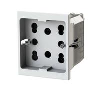Presa bipasso Schuko 4Box Side Vimar Linea bianco 4BPH21.V30B