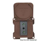 Presa bipolare marrone - 1 PZ - 14.663.01 - 1466301