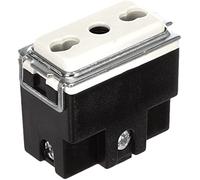 Presa bivalente modello magic 16a + t 250 volt colore bianco confezione da 10 pezzi (1000061388)