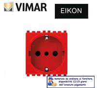 VIMAR Presa 2P e T 16A P30 rosso
