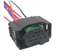 presa cablaggio auto Compatibile con A4 A5 A6 A7 A8 1-1534229-1 8 pin Automotive Lane Change Assist ACC Radar Plug Connettore cablaggio fari anteriori auto(8p female)